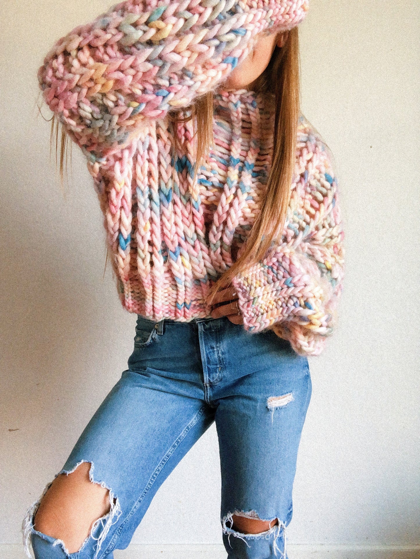 Winter Magic Ribbed Pullover