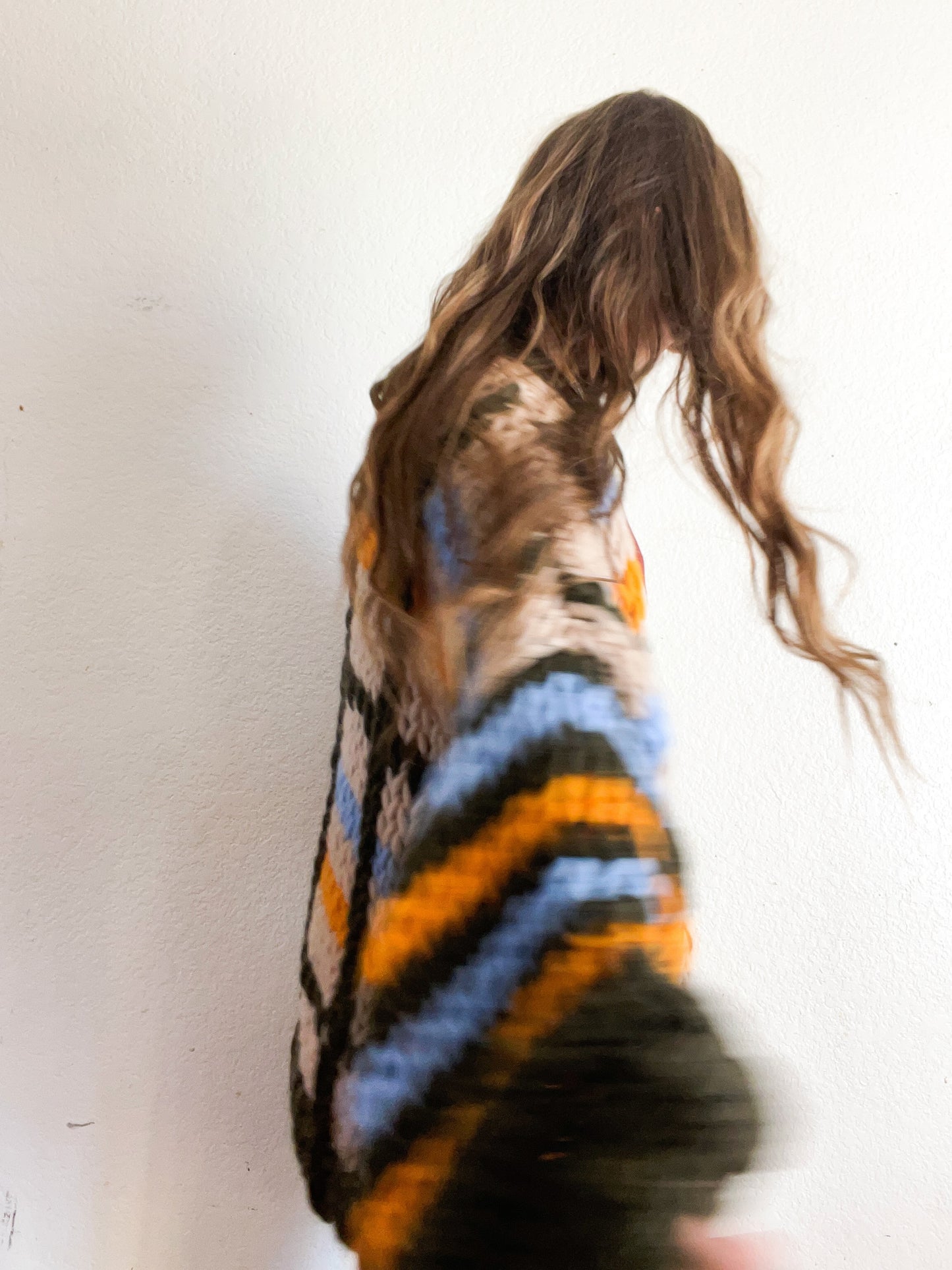 Flynn plaid cardi