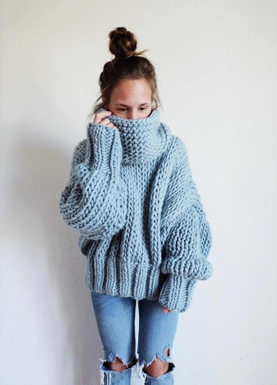 Winter Blues Pullover