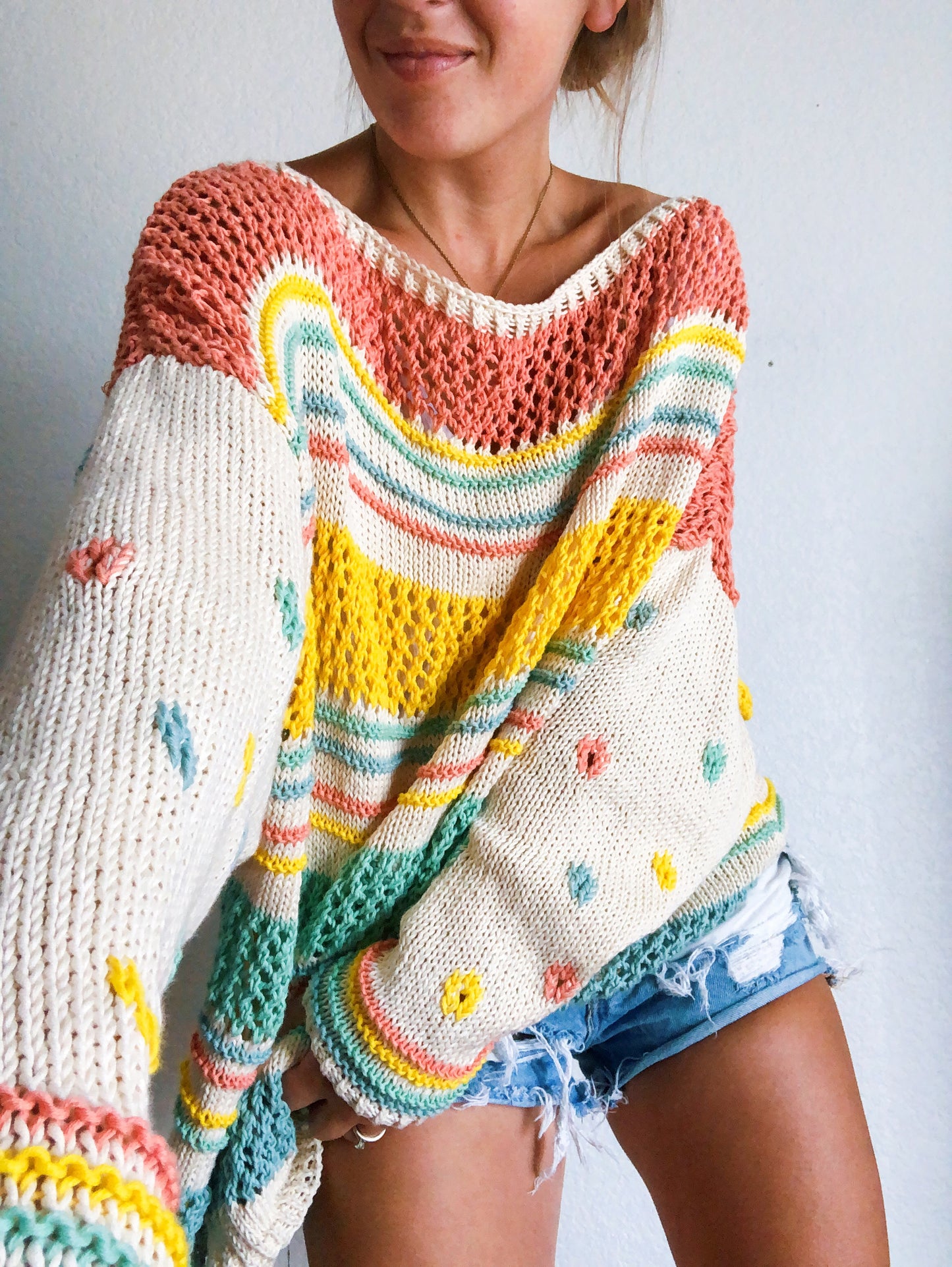Summer Daisy Sweater
