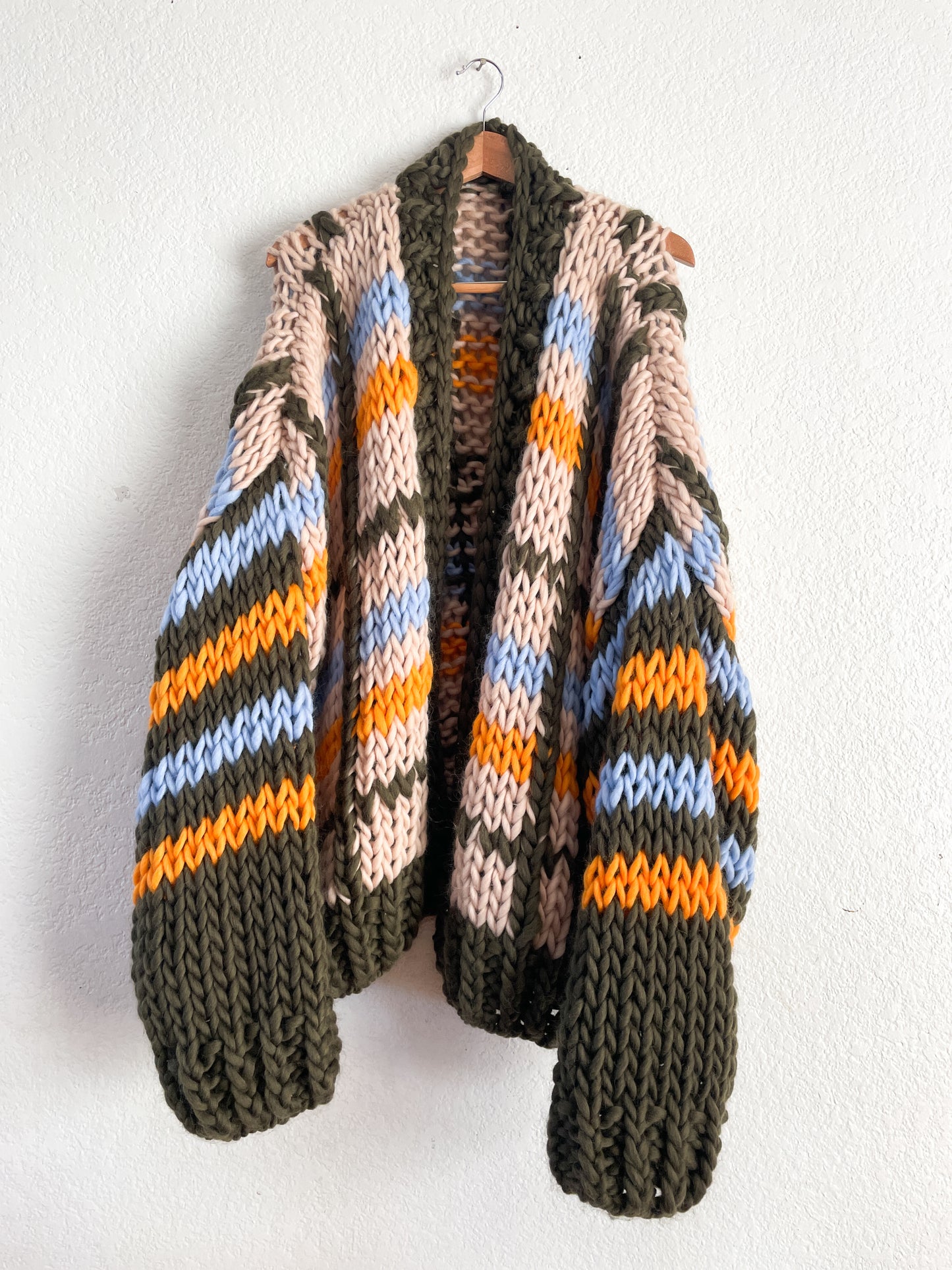 Flynn plaid cardi