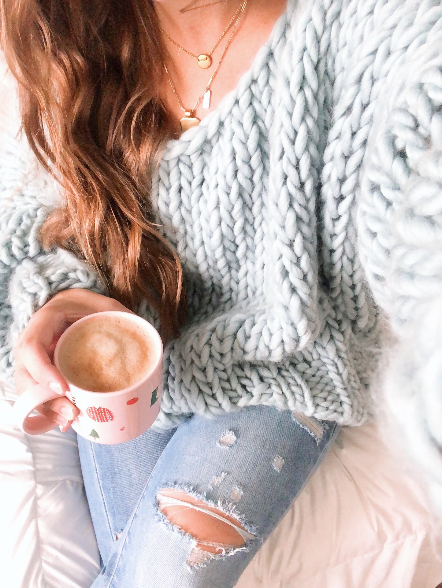 Winter Blues Pullover