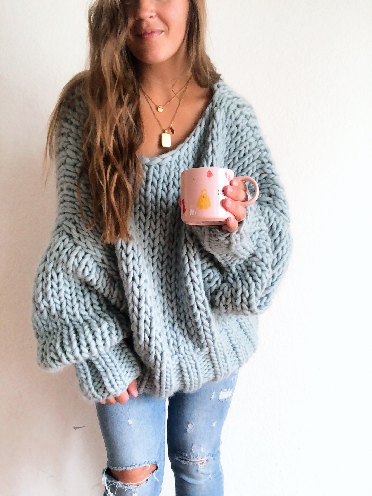 Winter Blues Pullover