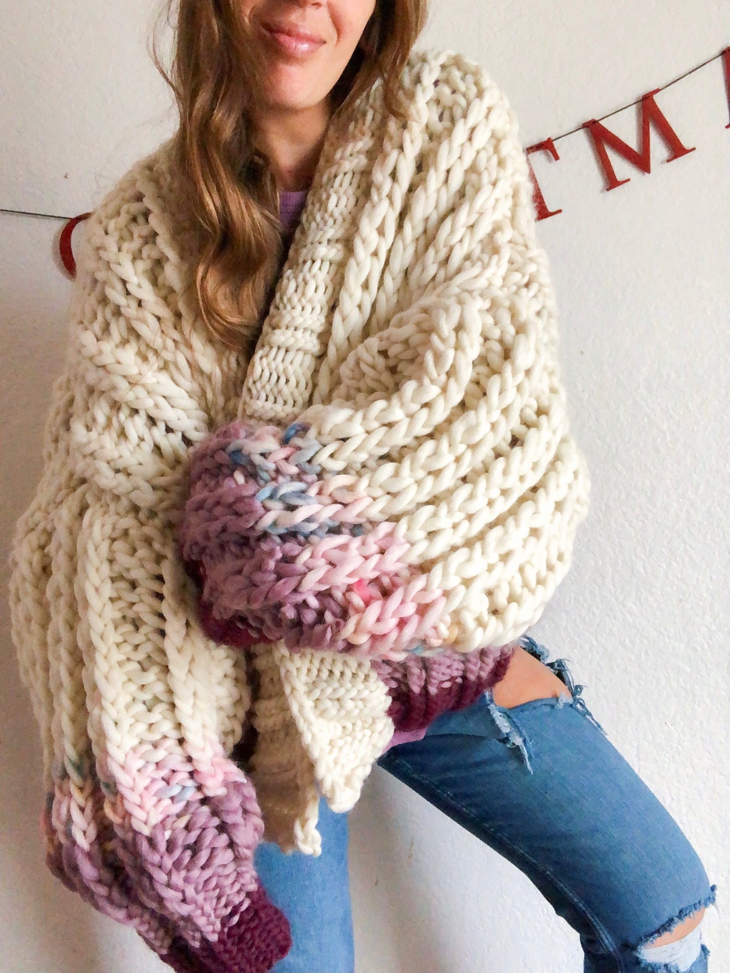 Sugarplum Fairy Ribbed Cardigan
