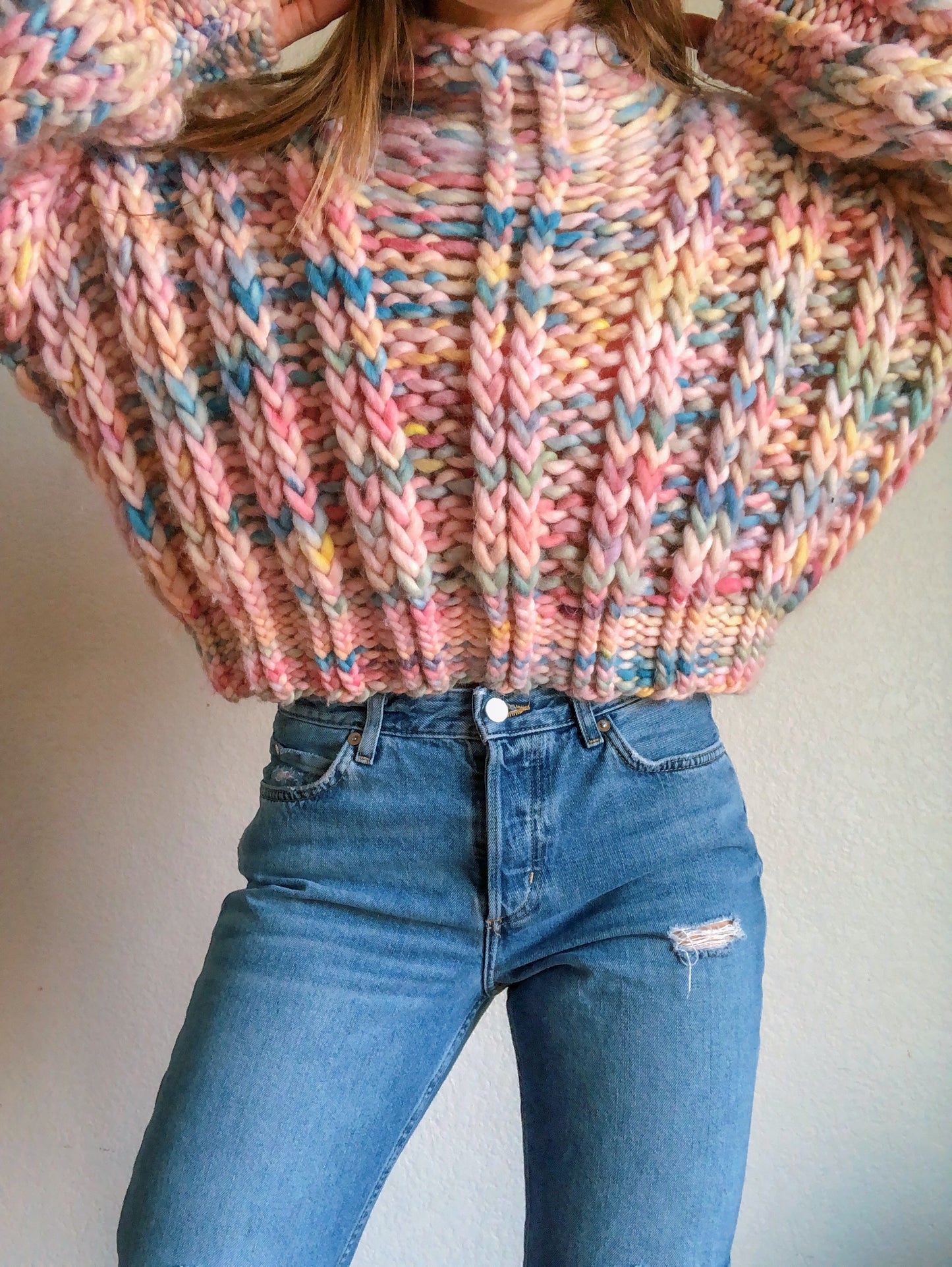 Winter Magic Ribbed Pullover