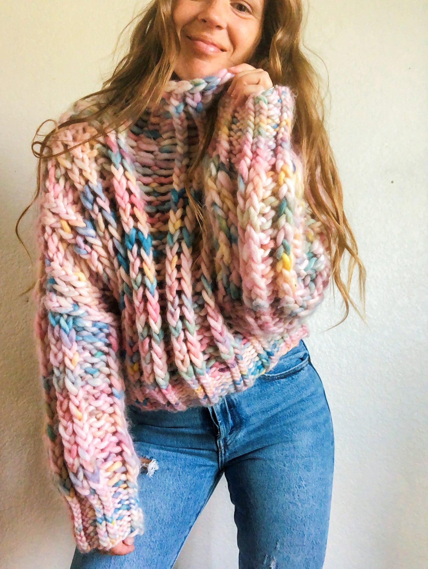 Winter Magic Ribbed Pullover