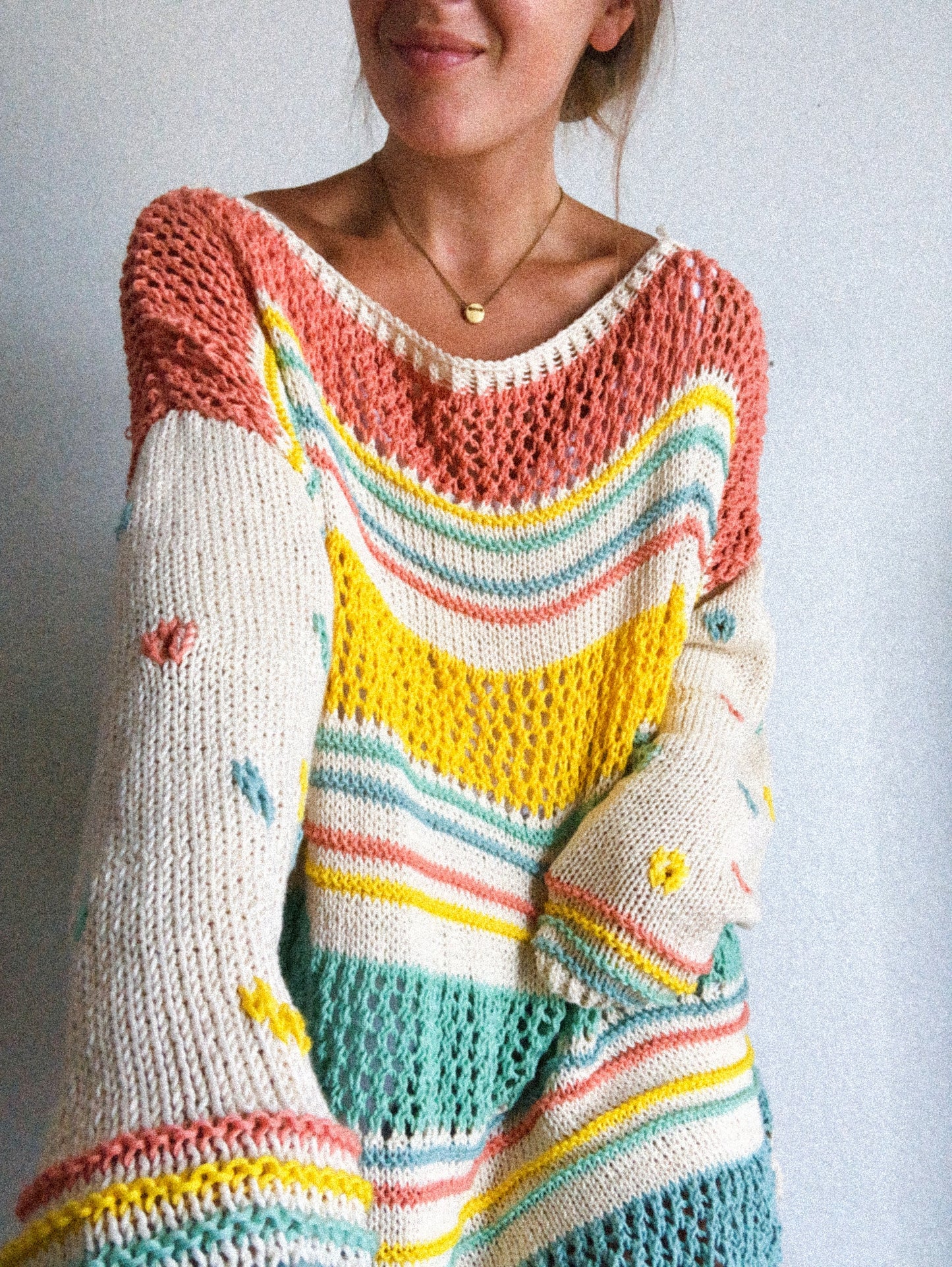 Summer Daisy Sweater
