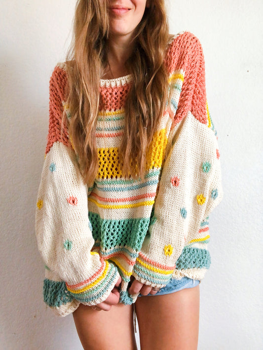 Summer Daisy Sweater