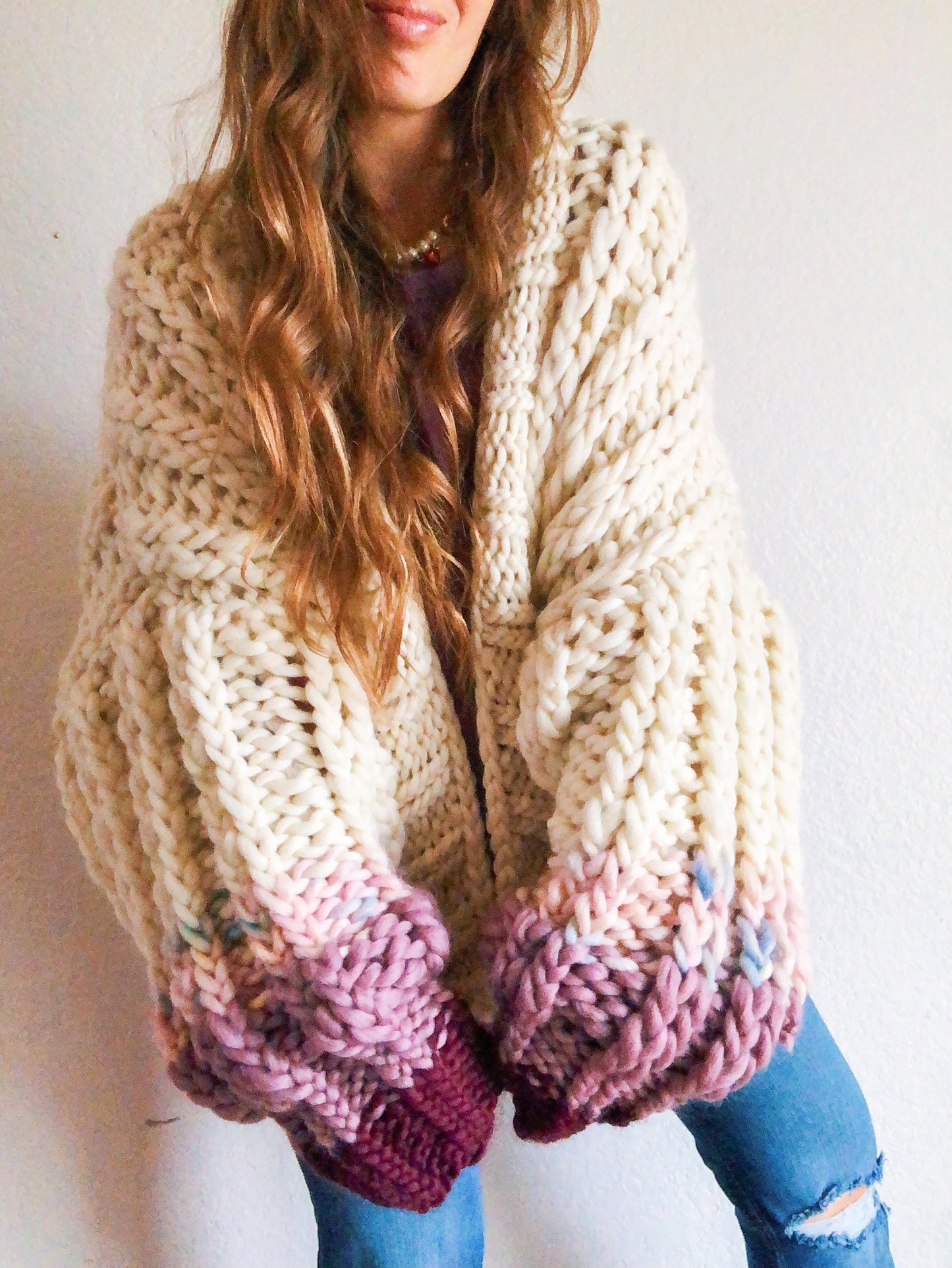 Sugarplum Fairy Ribbed Cardigan