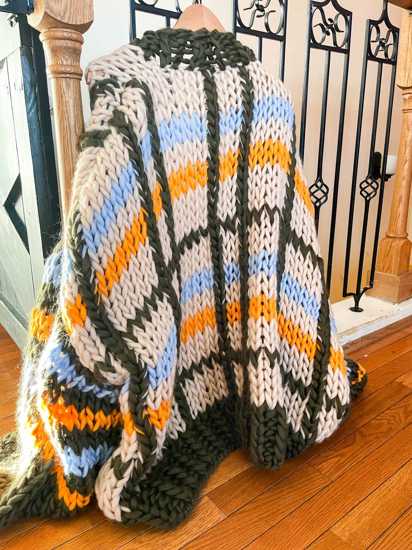 Flynn plaid cardi